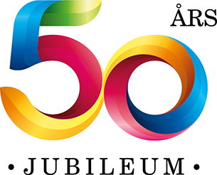 Logga: Hjalmar 50 års-jubileum.